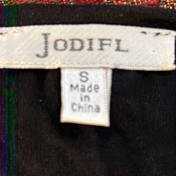 Jodifl BOHO Embroidered floral high low dress. - Picture 6 of 11